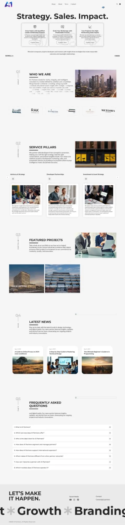 a1.partners homepage