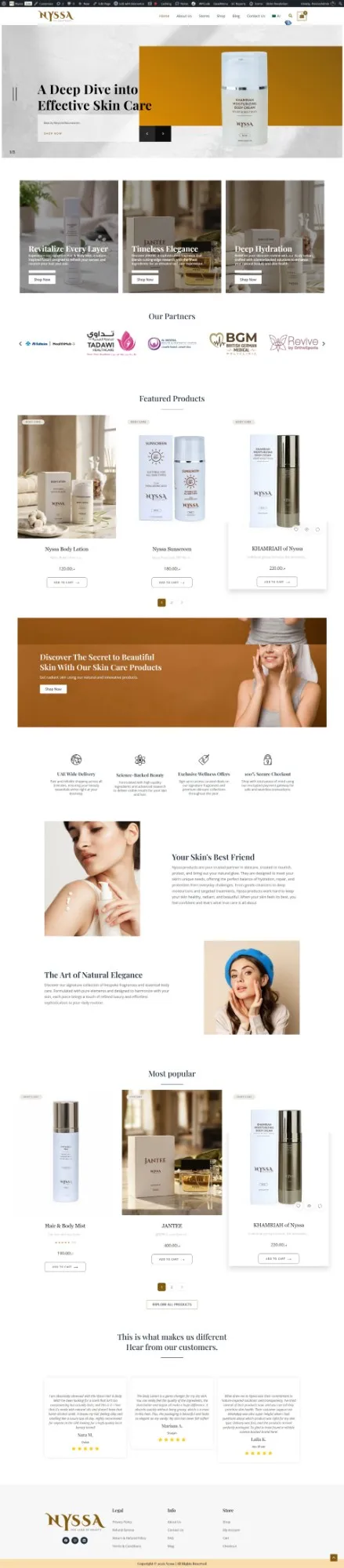nyssa.ae homepage