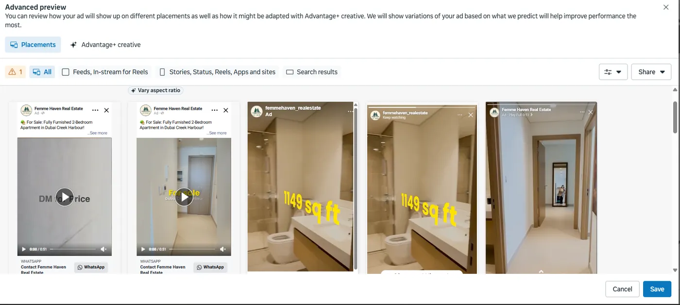 Femme Haven Real Estate · property walkthrough ads